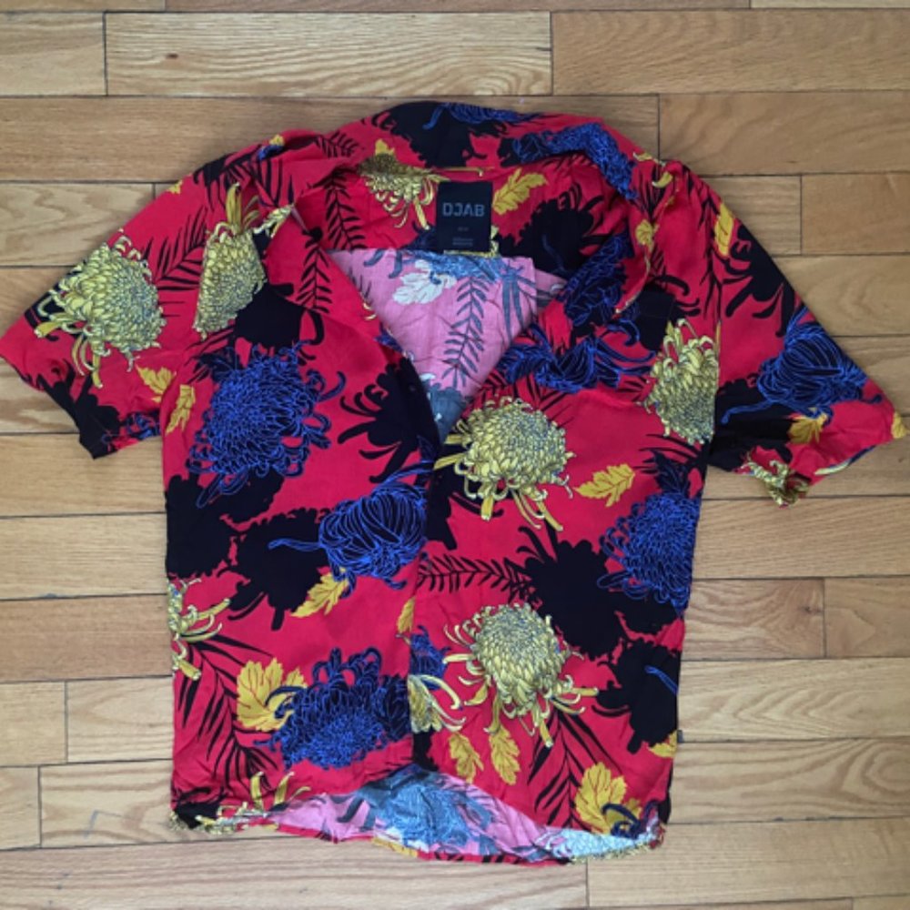 Print Button Down Shirt